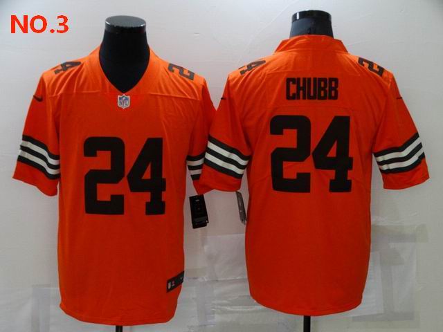 Men's Cleveland Browns #24 Nick Chubb Jesey NO.3;